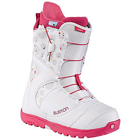 Ботинки для фристайла женские Burton Mint 2014 цвет белый/розовый