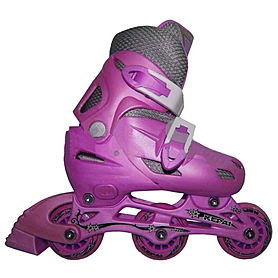 Коньки роликовые раздвижные Kepai STAR-9 розовые