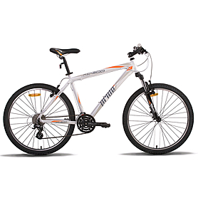 Велосипед горный Pride XC-300 2014 - 26", рама - 17", бело-оранжевый (SKD-31-48)