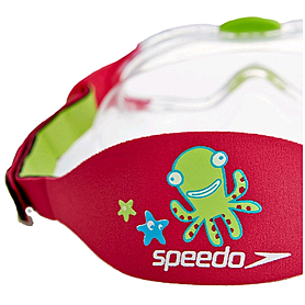 Очки для плавания детские Speedo Sea Squad Mask Ju Pink/Green - Фото №2