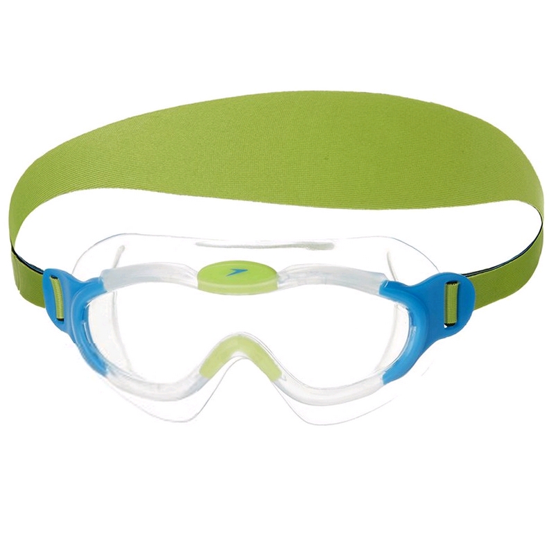 

Очки для плавания детские Speedo Sea Squad Mask Ju Blue/Green, Голубой