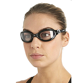Очки для плавания Speedo Futura Plus Gog Au Black/Clear - Фото №4