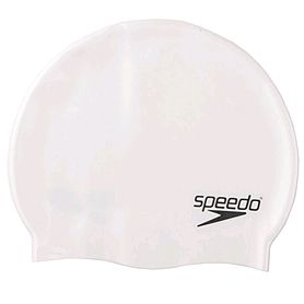 Шапочка для плавания Speedo Flat Silicone Cap Au White