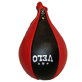 Груша боксерская пневматическая Velo (кожа) 28х17 см Uli-8002