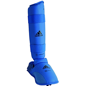 Захист для ніг (гомілка + стопа) Adidas WKF синя
