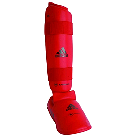 Защита для ног (голень+стопа) Adidas WKF красная