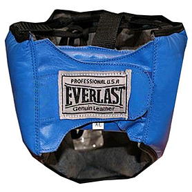 Шлем с маской (кожа) Everlast синий - Фото №2