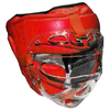 Шлем с маской (кожа) Everlast красный