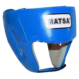 Шлем тренировочный PU Matsa синий
