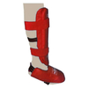 Захист для ніг (гомілка + стопа) розбирається PU ZLT червона - Фото №2
