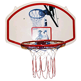 Щит баскетбольный с кольцом и сеткой BA-3522 (90х60 см)
