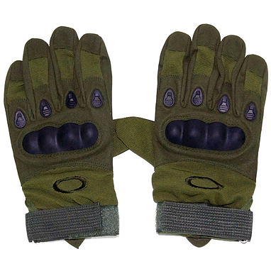 Перчатки тактические полнопалые Oakley 94025 зеленые