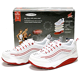 Кроссовки бело-красные WalkMaxx - Фото №2