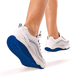 Кроссовки бело-синие WalkMaxx - Фото №2