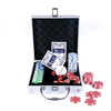 Набор для игры в покер в алюминиевом кейсе 100 фишек CG-11100