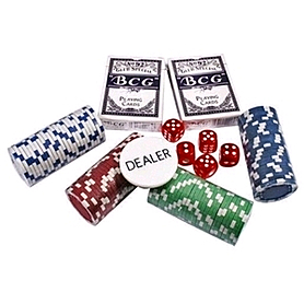 Набор для игры в покер в алюминиевом кейсе 100 фишек CG-11100 - Фото №2