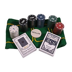 Набор для игры в покер (120 фишек) TC04120