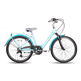 Велосипед городской женский Pride Comfort 2015 - 26", рама - 16", голубой глянцевый (SKD-95-25)