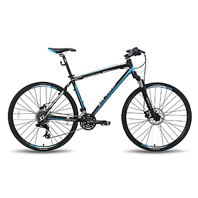 Велосипед універсальний Pride Cross 2.0 2015 - 28 '', рама - 21 ", чорно-синій матовий (SKD-59-92)