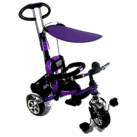 Велосипед детский трехколесный Baby Tilly Combi Trike - 10", фиолетовый (BT-CT-0014 PURPLE)