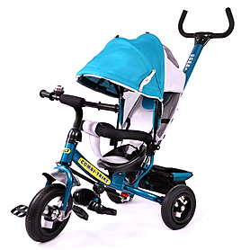 Велосипед детский трехколесный Baby Tilly Combi Trike - 11", темно-зеленый (BT-CT-0015 DARK GREEN)