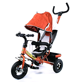 Велосипед детский трехколесный Baby Tilly Combi Trike - 11", темно-красный (BT-CT-0015 DARK RED)