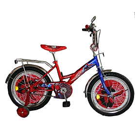 Велосипед детский Baby Tilly Спайдермен - 14", красный (BT-CB-0007)