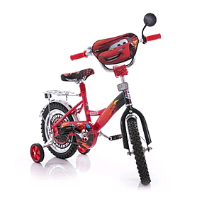 Велосипед детский Baby Tilly Тачки - 16", красный (BT-CB-0003) - Фото №2