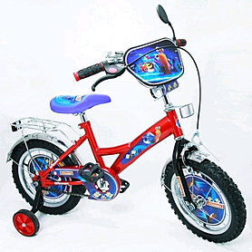 Велосипед детский Baby Tilly Турбо - 14", красный (BT-CB-0002)