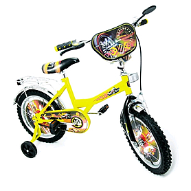 Велосипед детский Baby Tilly Хот Вилс - 16", желтый (BT-CB-0011)