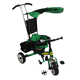 Велосипед детский трехколесный Baby Tilly Combi Trike - 11", зеленый (BT-CT-0001 GREEN)
