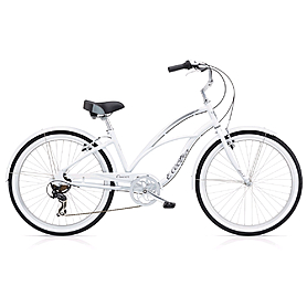 Велосипед міський жіночий Electra Cruiser Lux 7i - 26 ", білий (SKD-23-36)