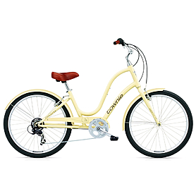 Велосипед городской женский Electra Townie Original 7D - 26", желтый (BIC-18-65)