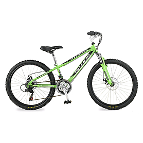 Велосипед підлітковий гірський Intenzo Atom Disc 2014 року - 24 ", рама - 11,5", зелений (SA-B6-GRN)