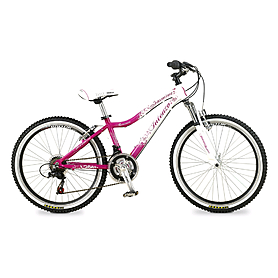 Велосипед подростковый горный Intenzo Jasmine 2015 - 24", розовый (SA-B18-PNK)