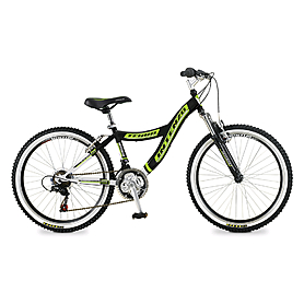 Велосипед подростковый горный Intenzo Terra 2014 - 24", рама - 14", черный (SA-B5-BLK/WHT)