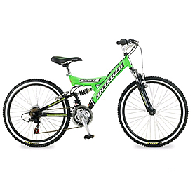 Велосипед подростковый горный Intenzo Vesta 2014 - 24", рама - 15", зелено-черный (SA-B4-GRN/BLK)