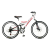 Велосипед подростковый горный Intenzo Vesta Disk 2015 - 24", рама - 15", белый (SA-B3-WHT/BLK-K-15)