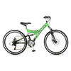 Велосипед подростковый горный Intenzo Vesta Disk 2015 - 24", рама - 15", зелено-черный (SA-B3-GRN/BLK-K-15)