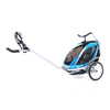 Велоколяска детская Thule Chariot Chinook1 + крепление к велосипеду, синяя - Фото №3