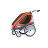 Велоколяска детская Thule Chariot Corsaire1 + набор колес, оранжевая - Фото №2