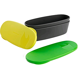 Набор посуды Light My Fire SnapBox Oval 2-pack лайм/зеленый