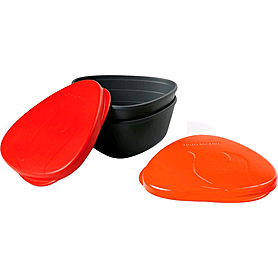 Набор посуды Light My Fire SnapBox 2-pack красный/оранжевый