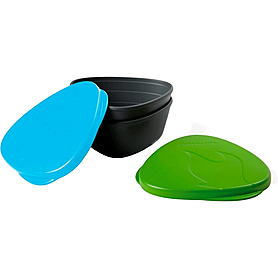 Набор посуды Light My Fire SnapBox 2-pack зеленый/голубой