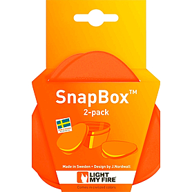Набор посуды Light My Fire SnapBox 2-pack оранжевый/черный - Фото №4
