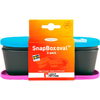 Набор посуды Light My Fire SnapBox Oval 2-pack пурпурный/голубой - Фото №2