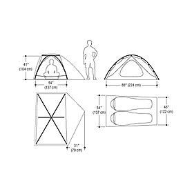 Палатка двухместная Marmot Limelight FX 2P hatch/dark cedar - Фото №2