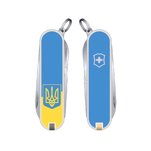 

Нож Victorinox Classic SD Ukraine 06223.7R3 голубой