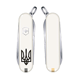 Нож Victorinox Classic SD Ukraine 06223.7R1 белый