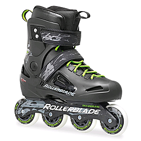 Ковзани роликові Rollerblade Fusion X3 2015 чорно-зелені